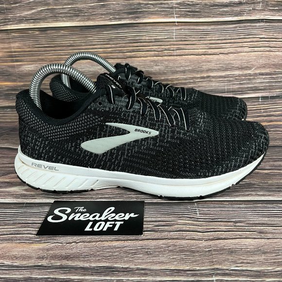 Brooks Shoes Brooks Revel 3 Womens Black Athletic Running Shoes